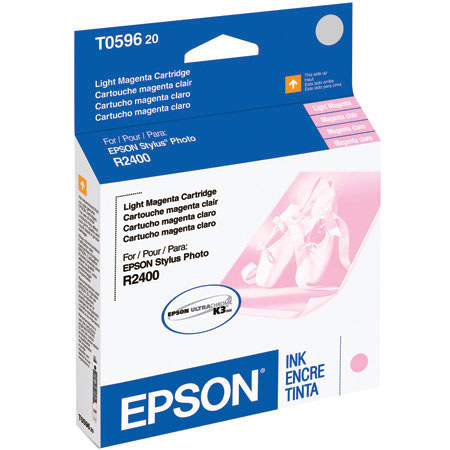 Epson Light Magenta Ink Cartridge for the Stylus R2400 Photo Inkjet Printer. image