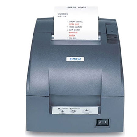 Epson TM-U220A-8980 POS Receipt Printer, Dot Matrix, 17.8 cpi Resolution, 9 Pin, Monochrome, USB