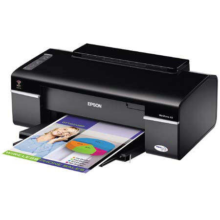Epson WorkForce 40, 4 Color, 8.5" Wide Printer with Drop-On-Demand MicroPiezo Inkjet Technology, USB 2.0 Interface for Mac &amp; Windows. image