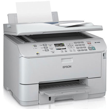 Epson WorkForce Pro WP-4533 Network Multifunction Wireless Color Printer, 16ppm/11ppm, 4800x1200dpi, 330Sheet, USB/Wi-Fi/Ethernet - Print/Scan/Copy/Fax