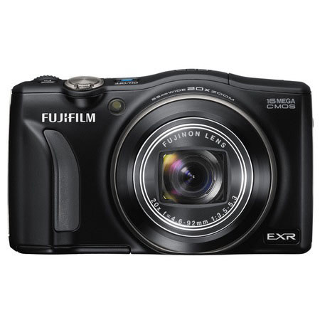 Fujifilm FinePix F770EXR 16MP Digital Camera, 1/2" EXR-CMOS Sensor, 20x Optical Zoom Lens, 3.0" TFT LCD Display, 1080p Full HD Movie Recording, Black