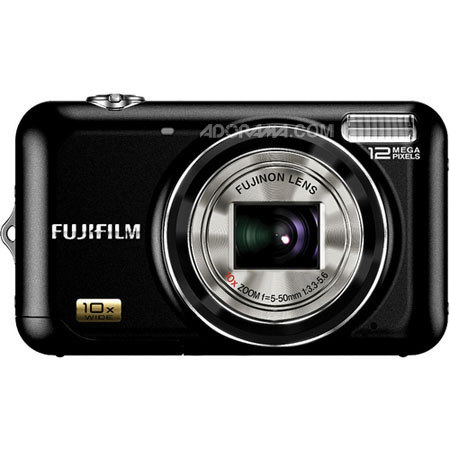 Fujifilm FinePix JZ300 Digital Camera, with 12.0 Megapixel, 10x Optical Zoom, 2.7" LCD, Dual-Image Stabilization, HD Movie Function, Black image
