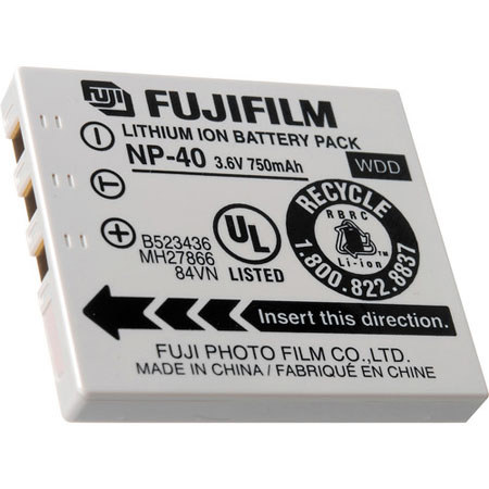 Fujifilm NP-40 Lithium-Ion Rechargeable Battery for the Finepix Z3, F700 F650 and F470 Digital Cameras. image