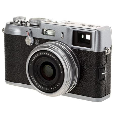 Fujifilm Finepix X100 Digital Camera, 12.3 Megapixel, Supports SD/SDHC/SDXC Memory Card, 23mm F/2 Lens, 2.8