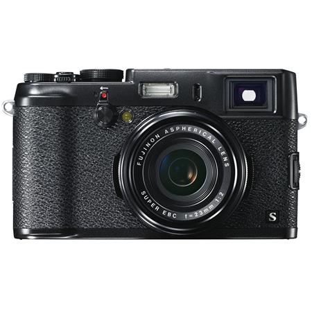 Fujifilm X100S Digital Camera, 16.3 Megapixel, .01 Second Lag Time, 23mm F/2 Lens, Digital Split Image display - Black/Black