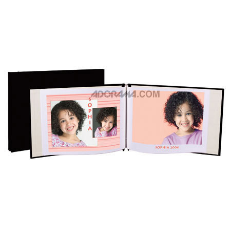 Lineco Pop Art Digital Album with 10 Pages, 9" x 12.5", Black image