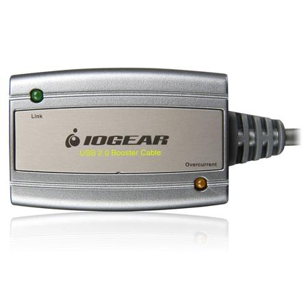 Iogear GUE216 16' USB 2.0 Booster Extension A to A Cable for PC and Mac image