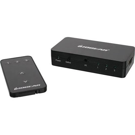 Iogear 3 Port HDMI Switch with Remote image