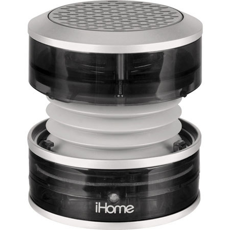 UPC 047532896213 product image for iHome iHM60 CrystalTunes Portable Multimedia Speaker, Grey Translucent | upcitemdb.com