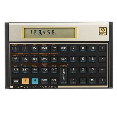 HP 12c Financial Programmable Calculator
