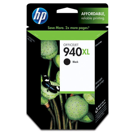 Hewlett Packard - HP 940XL Black Officejet Ink Cartridge, Yields 2200 pages image