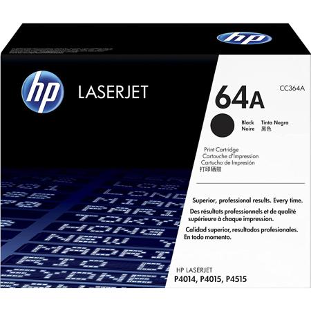 Hewlett Packard - HP CC364A Standard LaserJet Black Print Cartridge for HP LaserJet P4014 and P4015 Printer Series (Yield: Appx. 10,000 Copies) image