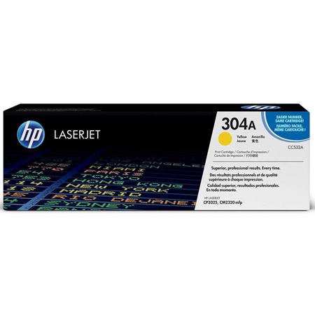 HP Yellow Print Cartridge for the Color LaserJet CP2025 & HP Color LaserJet CM2320 MFP Printers, Yield: 2800 Pages