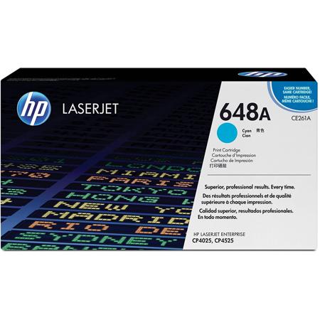 HP CE261A Color LaserJet Cyan Print Cartridge - Page Yield: 11,000 Pages for HP Color LaserJet CP4025dn,CP4025n,CP4525dn,CP4525n,CP4525xh