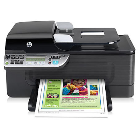 Hewlett Packard - HP Officejet 4500 Wireless All-In-One InkJet Color Printer, Scanner, Copier and Fax, for Mac and Windows image