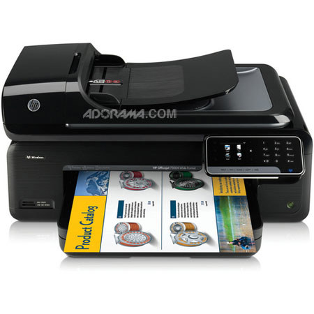 HP Officejet 7500 e-All-in-One Inkjet E910a Printer, Up to 33 ppm Print Speed, Built-in Wi-Fi 802.11 b/g/n, 128MB Memory - Printer/Scanner/Copier/Fax/Web Print