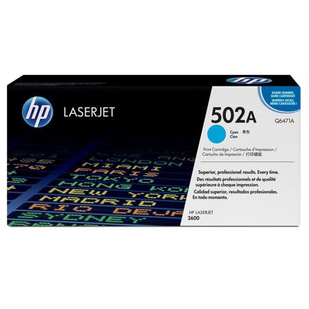 Hewlett Packard - HP Cyan Print Cartridge with HP ColorSphere Toner for Select HP Color Laserjet Printers (Yield: Appx 4000 Copies) image