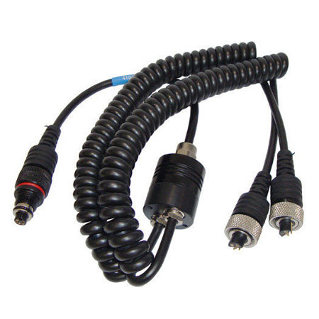 Ikelite Flash Connecting Cord for the TTL dSLR Housing to 2 Nikonos Strobes, Manual Operation Only.