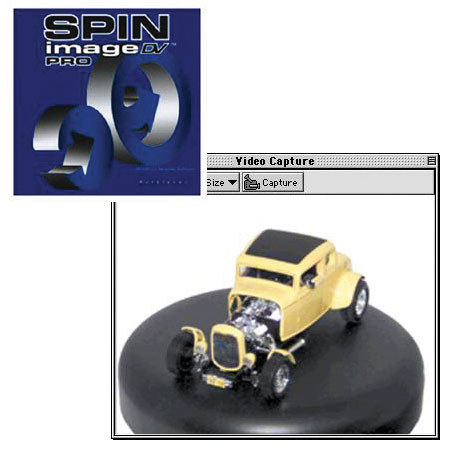 Kaidan SpinImage DV Pro, QTVR Object Creation Software for Digital Video Photographers. Mac only image