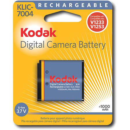 Kodak KLIC-7004 Lithium-Ion Rechargebale Battery for the DSC Series Digital Cameras image