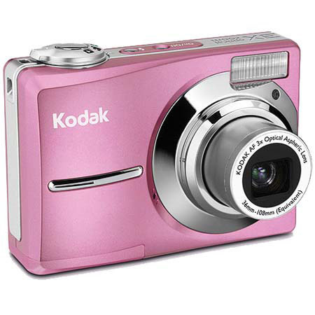 Kodak EasyShare C913 Digital Camera, 9.2 Megapixel, 3x Optical Zoom, 5x Digital Zoom, 2.4&quot; LCD Screen - Pink image