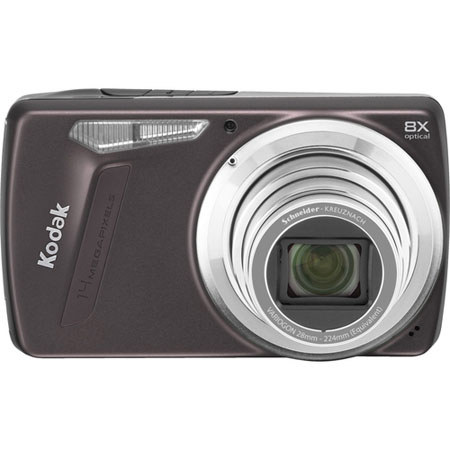 Kodak EasyShare M580 Digital Camera, 14 Megapixel, 28 mm Wide-Angle Lens, 8x Optical Zoom, 3.0" Display, HD Video, Purple image