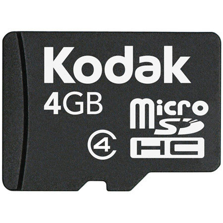 Kodak 4GB microSD Memory Card for Camera Phones image