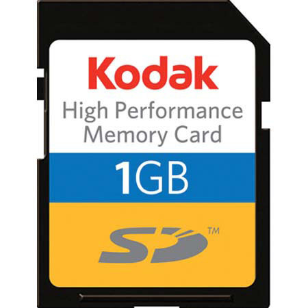 Kodak 1 GB Secure Digital (SD) High Performance Memory Card. image
