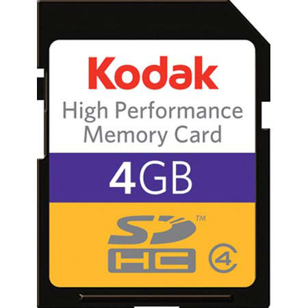 Kodak 4 GB High Speed Secure Digital (SD) Memory Card, with Support from Lexar image