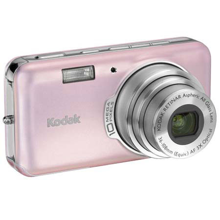 Kodak EasyShare V1003 Point &amp; Shoot Digital Camera, 10.0 Megapixel, 3x Optical, 4x Digital Zoom, 2.5" LCD Screen, Pink Bliss image