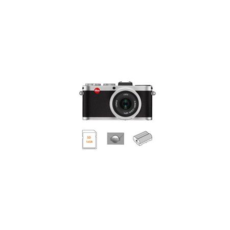 Leica X2 Compact Digital Camera with ELMARIT 24mm f/2.8 ASPH Lens, Silver - Bundle - with SanDisk 16GB, Extreme SDHC Memory Card, Extra BP-DC8 Lithium-ion Battery & New Leaf 3 Year Digital Still Camera Extended Warranty