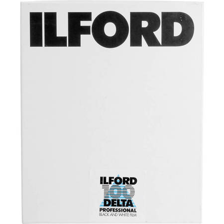 Ilford Delta Pro 100 Fine Grain Medium Speed, Black and White Film, ISO 100, 4 x 5" - 25 Sheets image
