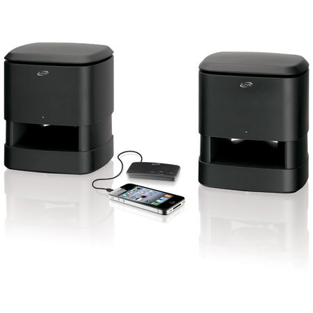 iLive ISA30B Wireless Indoor/Outdoor Speaker System with Digital 2.4 GHz Connection Transmitter