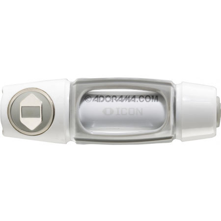 Icon Light Designed Modus 1, Lightweight Polymer LED TIR Flashlight with 6 to 50 Lumen Output, White