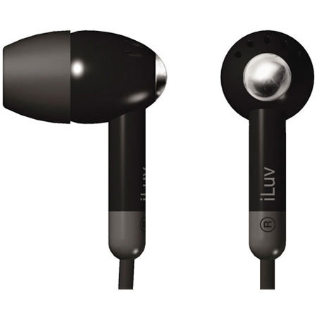 iLuv i301 Lightweight EarPhones for iPods, Black image