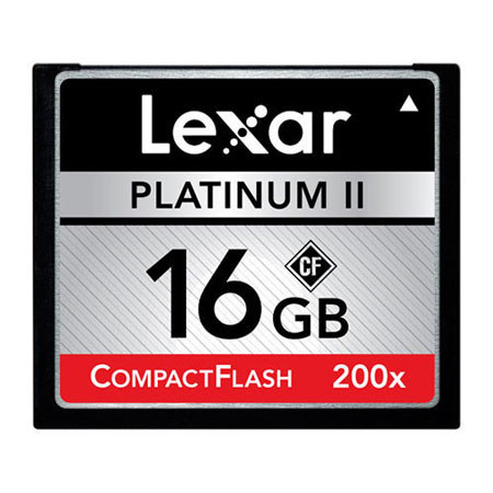 Lexar 16GB, 200x Platinum II High Speed Series, Compact Flash Memory Card image