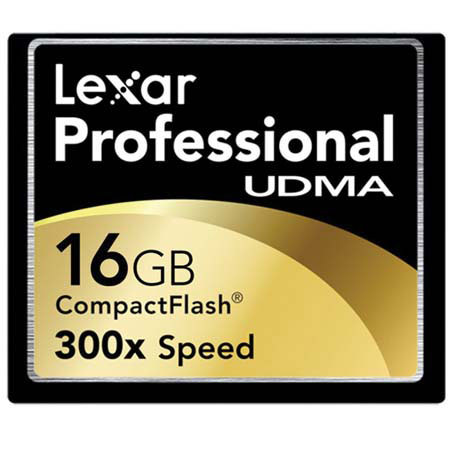 Lexar 16 GB Professional 300x UDMA Compact Flash Memory Card image
