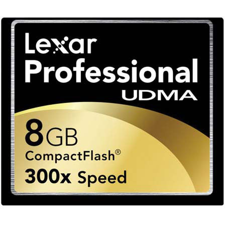Lexar 8 GB Professional 300x UDMA Compact Flash Memory Card image