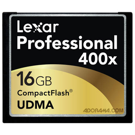 Lexar 16GB Professional 400x CompactFlash Card image