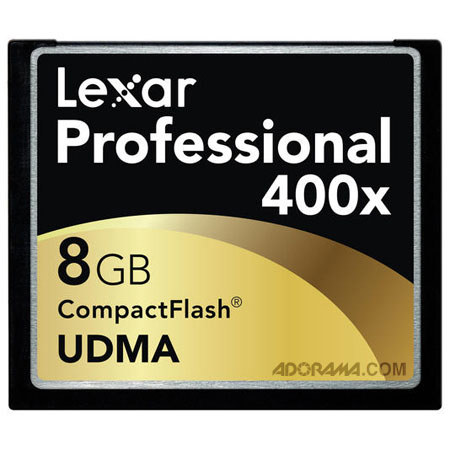 Lexar 8GB Professional 400x CompactFlash Card image