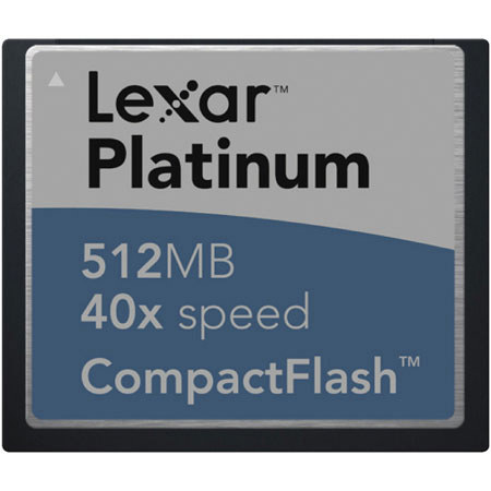 Lexar 512mb, 40x High Speed Series, Compact Flash Memory Card. image