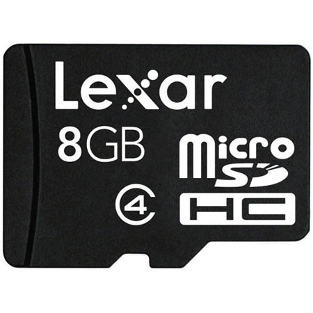 Lexar 8 GB microSD Secure Digital Memory Card (without adapter) image