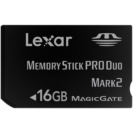 Lexar 16 GB Platinum II Memory Stick Professional Duo Memory Card image