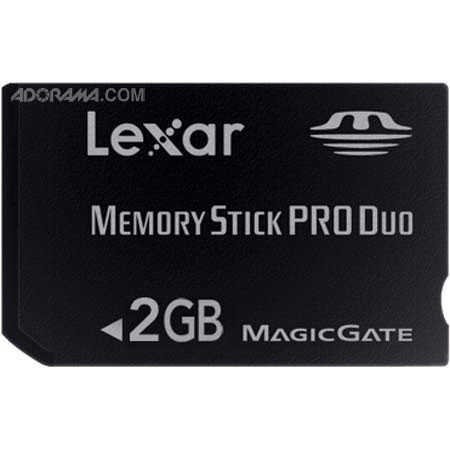 Lexar 2 GB Platinum II Memory Stick Professional Duo Memory Card image