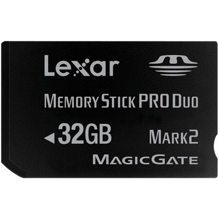 Lexar 32 GB Platinum II Memory Stick Professional Duo Memory Card image