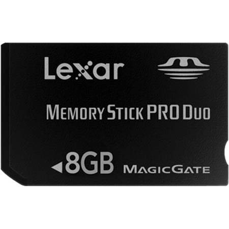 Lexar 8 GB Platinum II Memory Stick Professional Duo Memory Card image