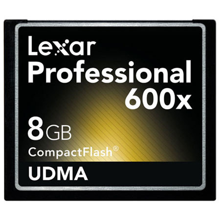 Lexar 8 GB, Ultimate Professional-Level, High-Speed Performance UDMA 600x CompactFlash Memory Card image