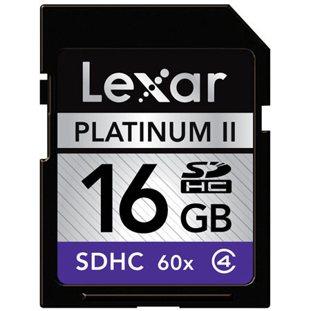 Lexar 16 GB 60x Platinum II Series, Secure Digital High Capacity (SDHC) Memory Card image