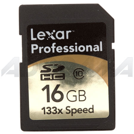 Lexar 16GB, 133x High Speed Series, Professional Secure Digital High Capacity (SDHC) Memory Card image