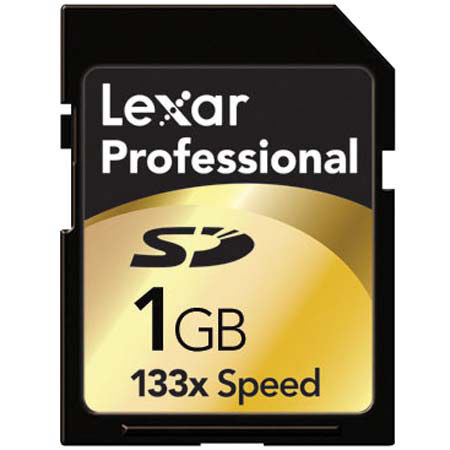 Lexar 1 GB, 133x High Speed Series, Professional Secure Digital (SD) Memory Card image